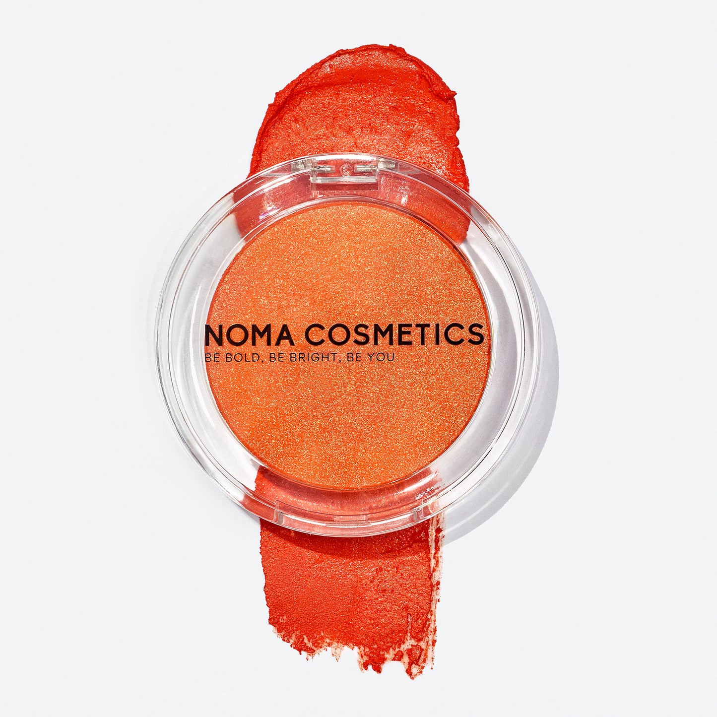 Tangerine Rush Water Activated Liner | Vegan Eyeliner – Noma in a bold orange shade with a vibrant paint stroke.