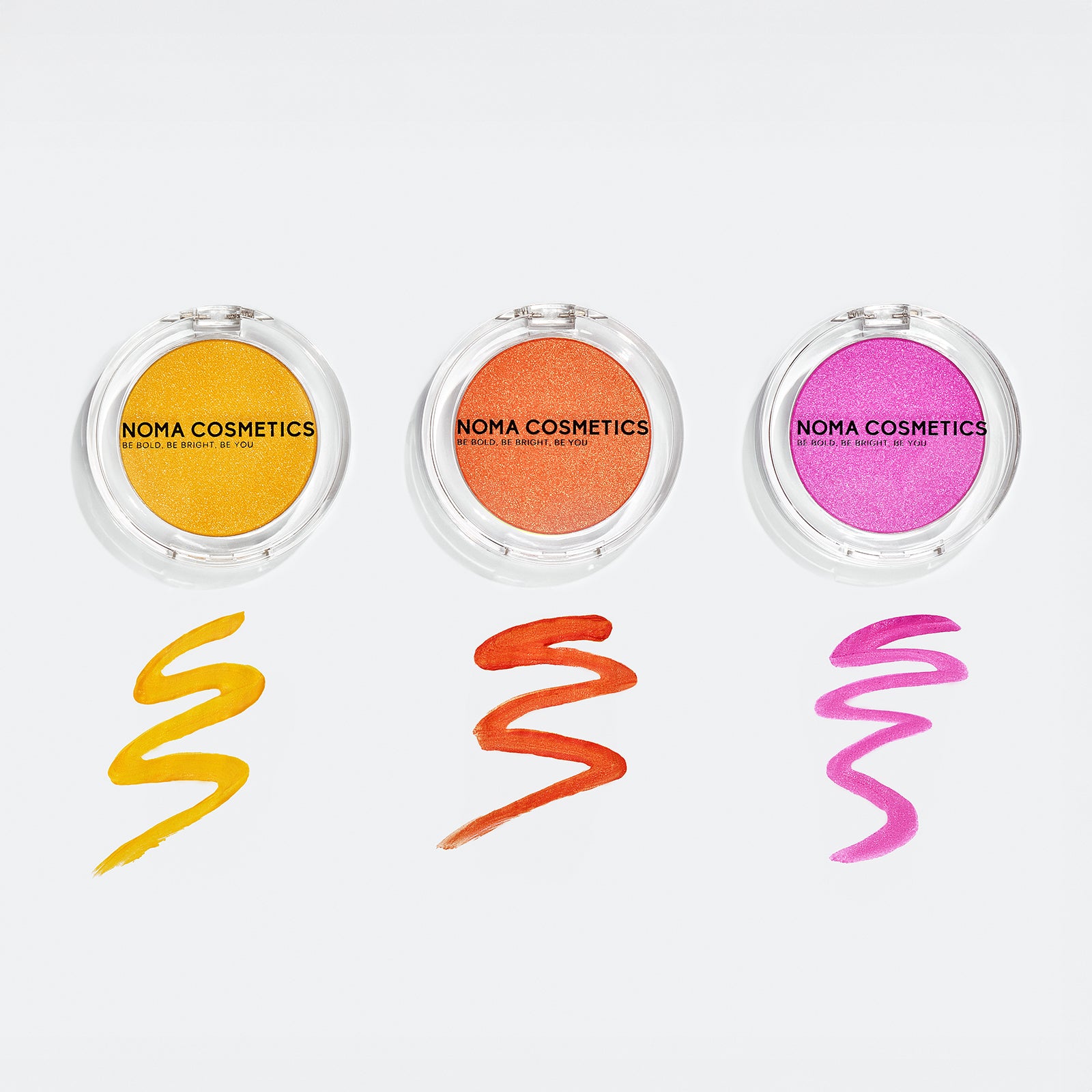 Water Activated Liner Trio Bundle | The Power Pack – Noma with vibrant yellow, orange, and pink liners.