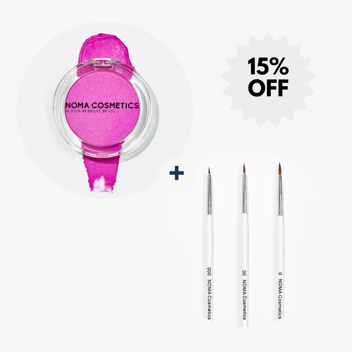 Pink Power Liner + Trio Brush Kit