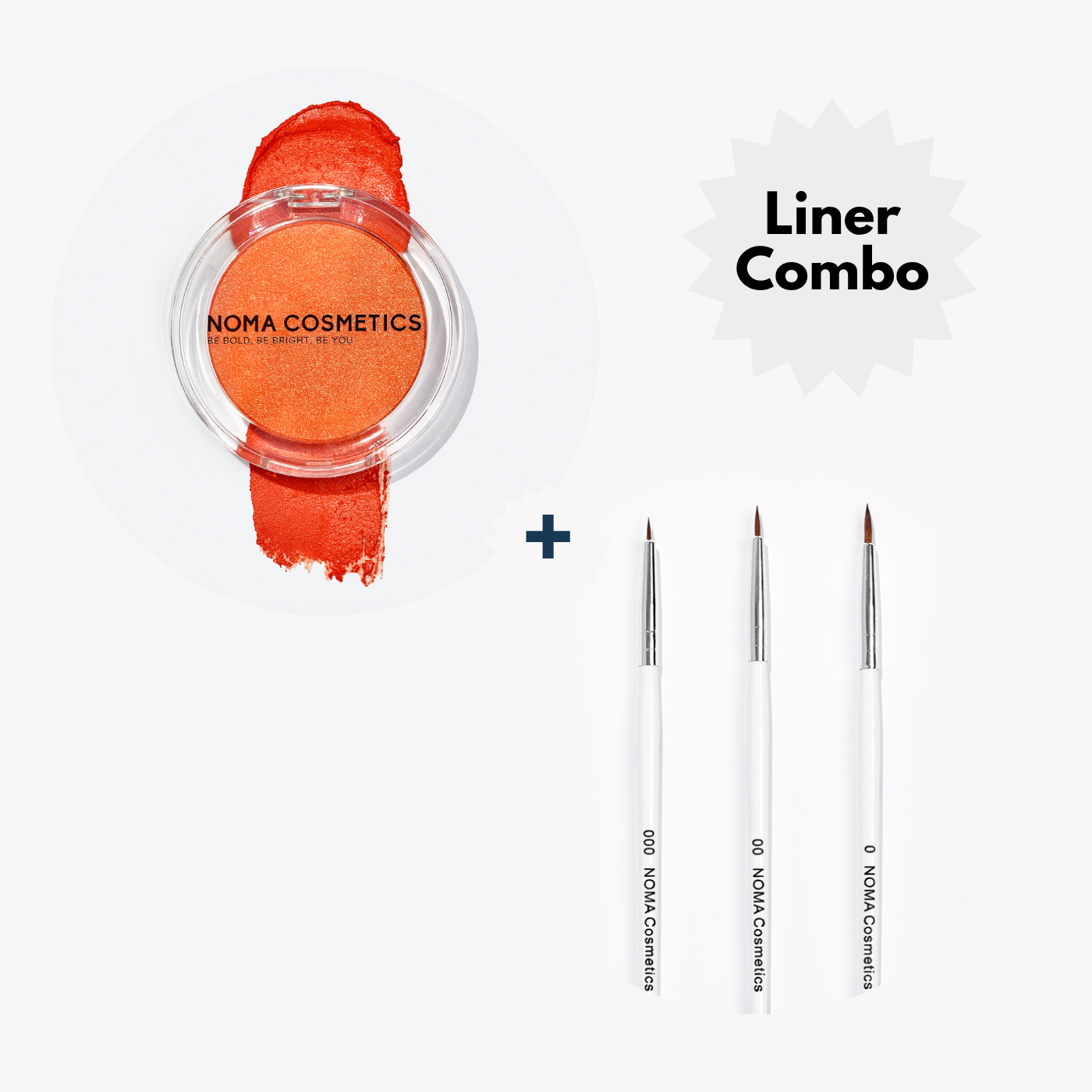 Tangerine Rush Liner + Trio Brush Kit