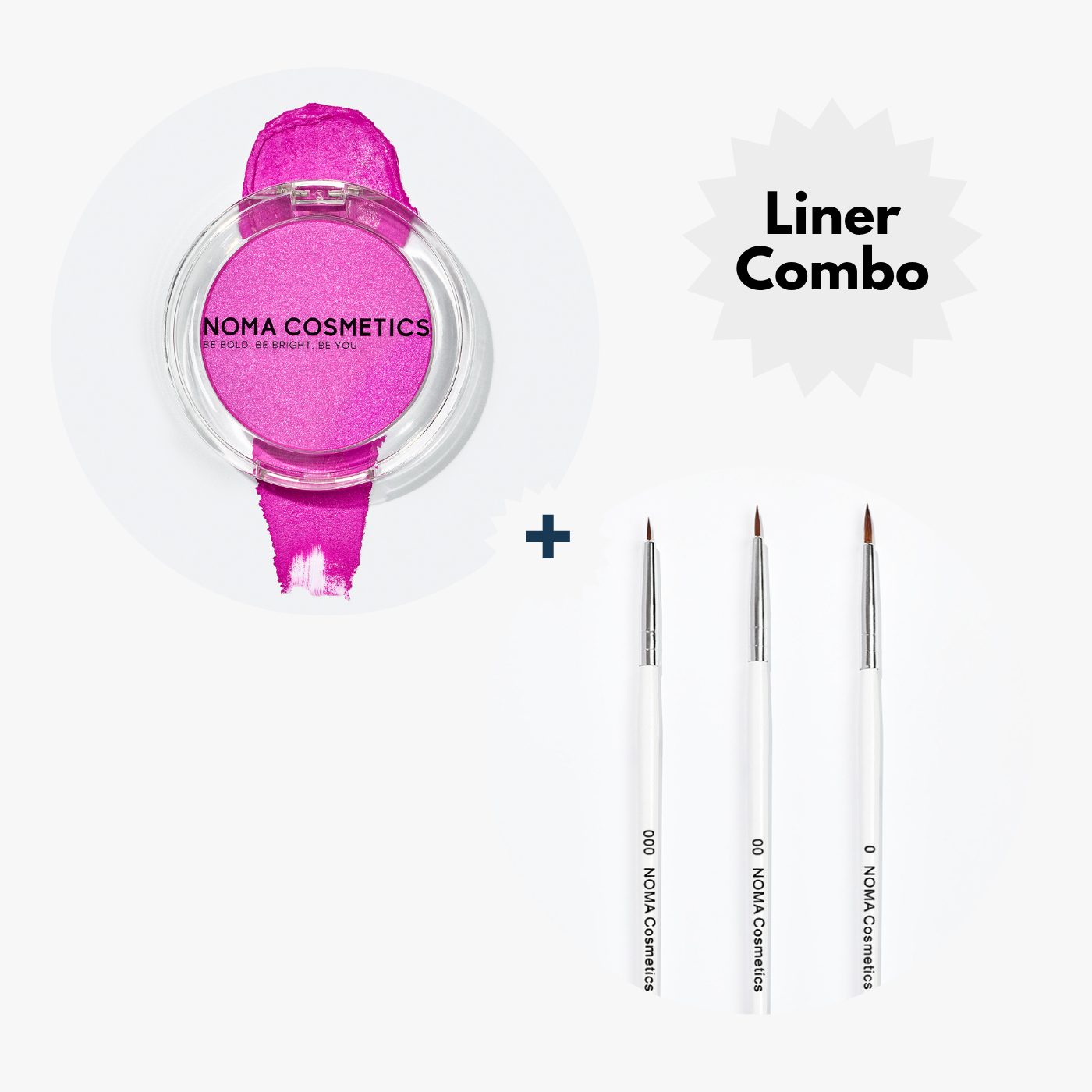Pink Power Liner + Trio Brush Kit